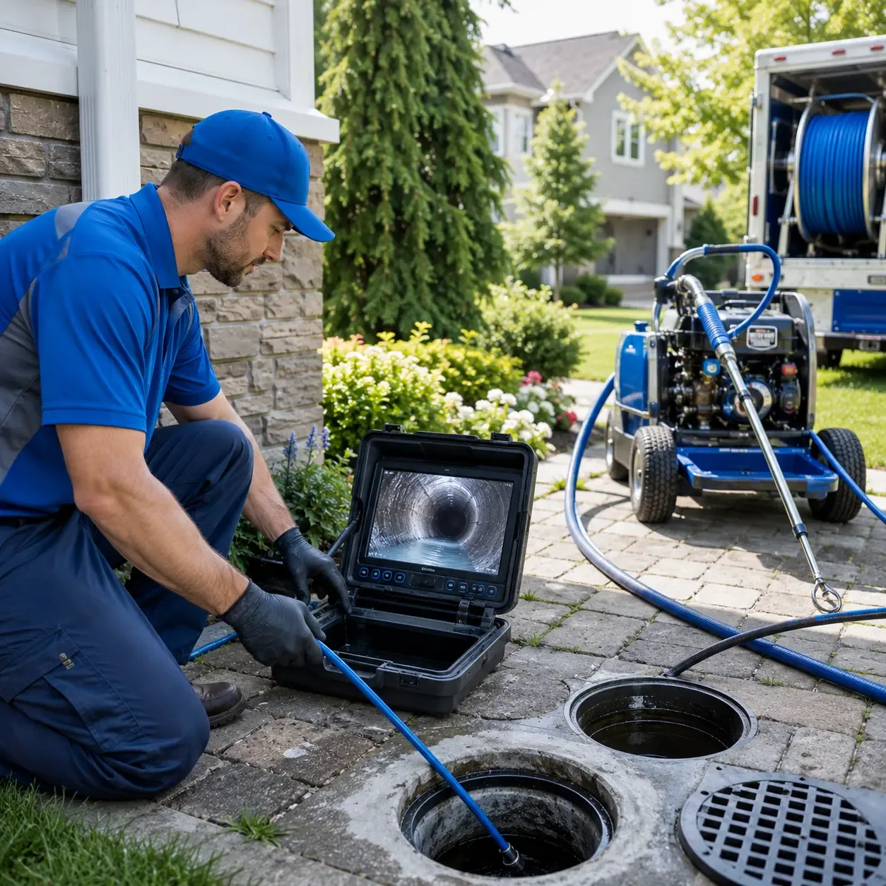 Outdoor drain cleaning professionals serving Branchland, WV