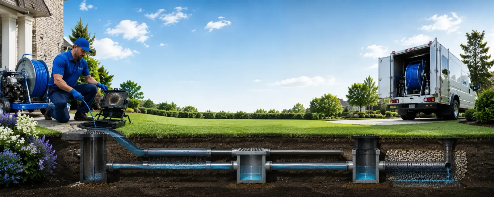 Outdoor drain cleaning information for Branchland, WV